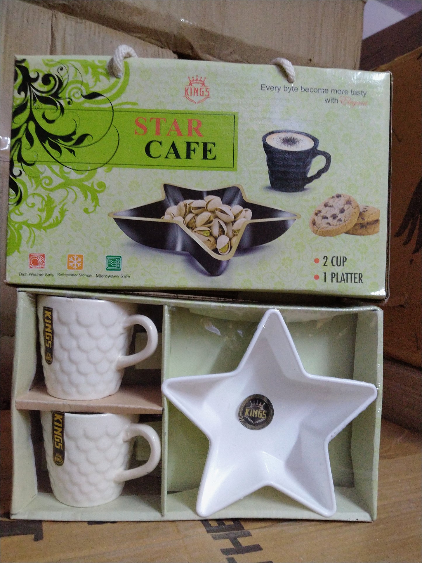 fiza / star cafe/ city cafe 2+1 cup set