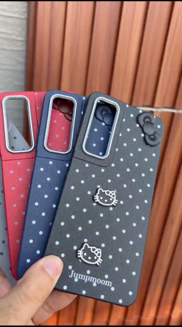 3D KITTY BOW DESIGN WITH CAMERA RING COVER