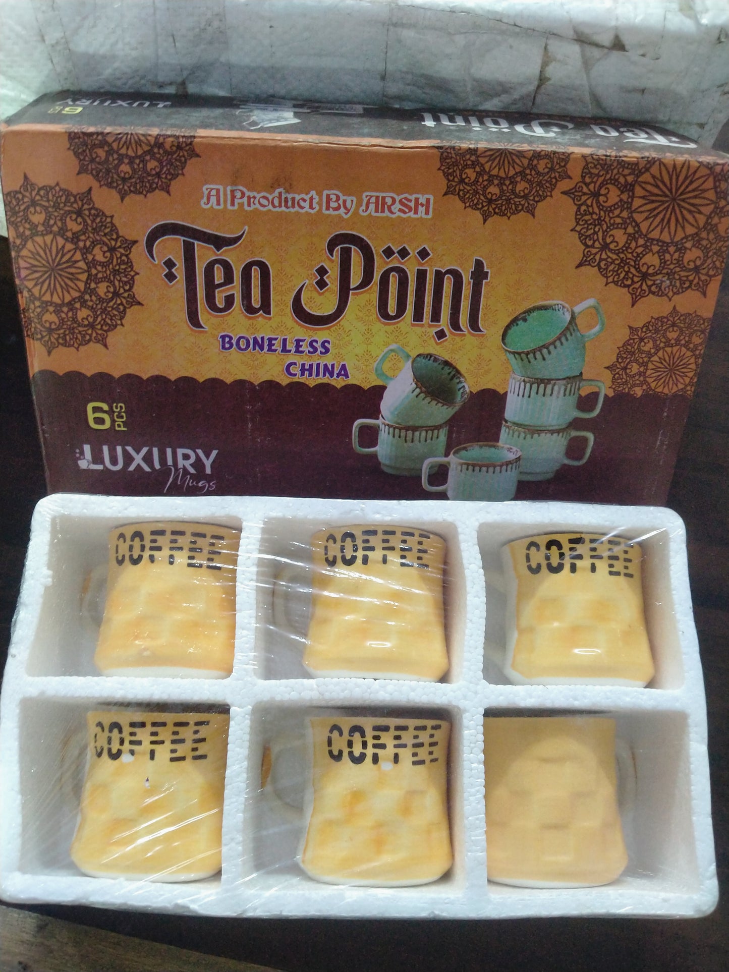 CUP SET 6PCS(color and design may vary)