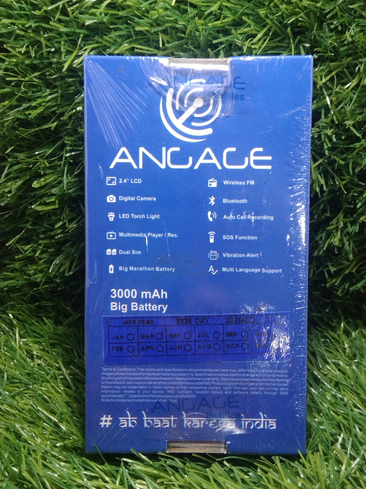 Angage Oxygen Keypad Mobile phone