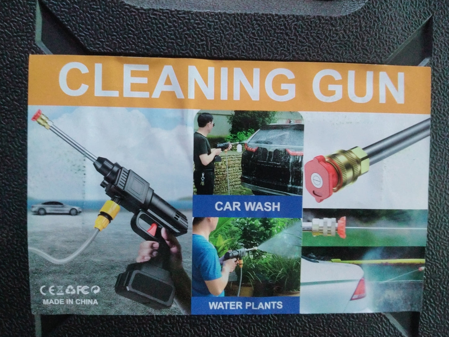 Car wash,gardening, Cleaning GUN Double Battery
