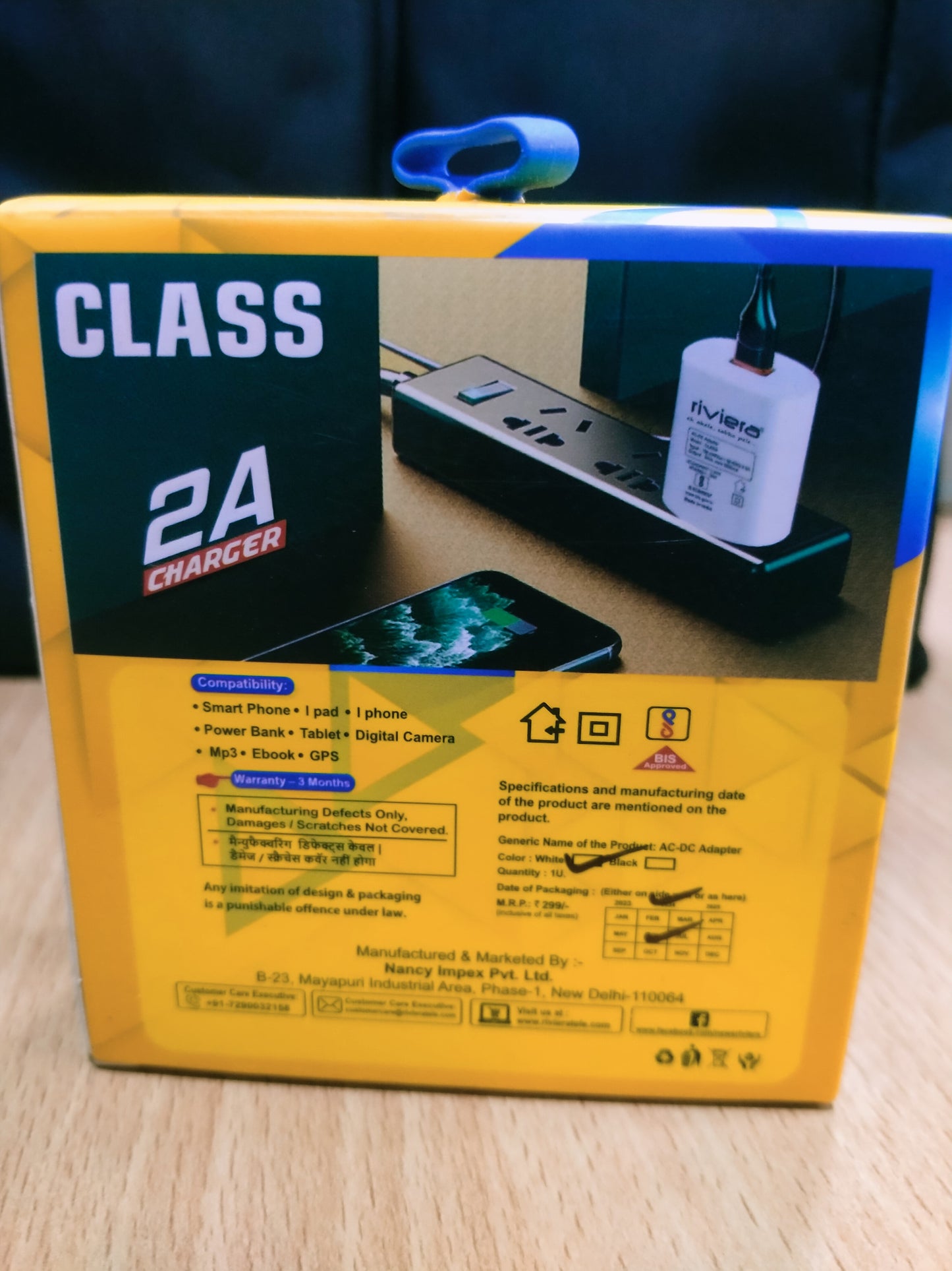 Riviera Class V8 Charger cross bag free on 20 pcs charger