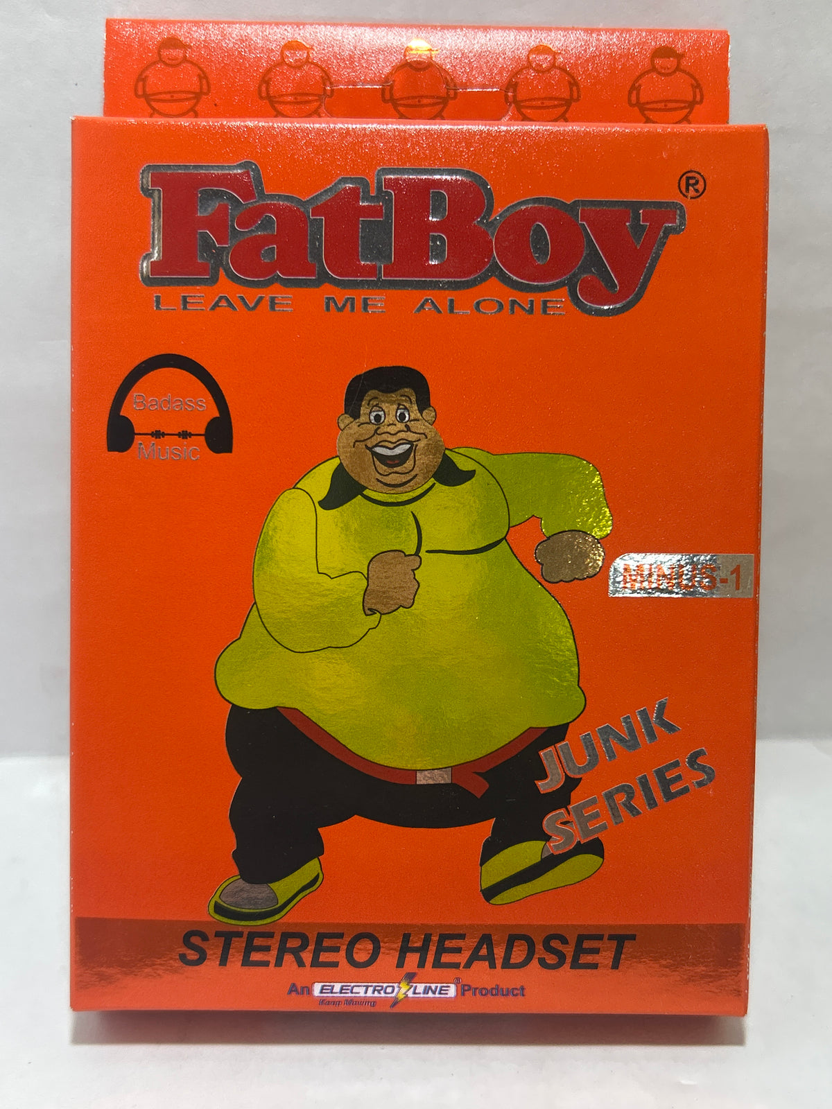 FATBOY MINUS-1  STEREO HEADSET EARPHONES