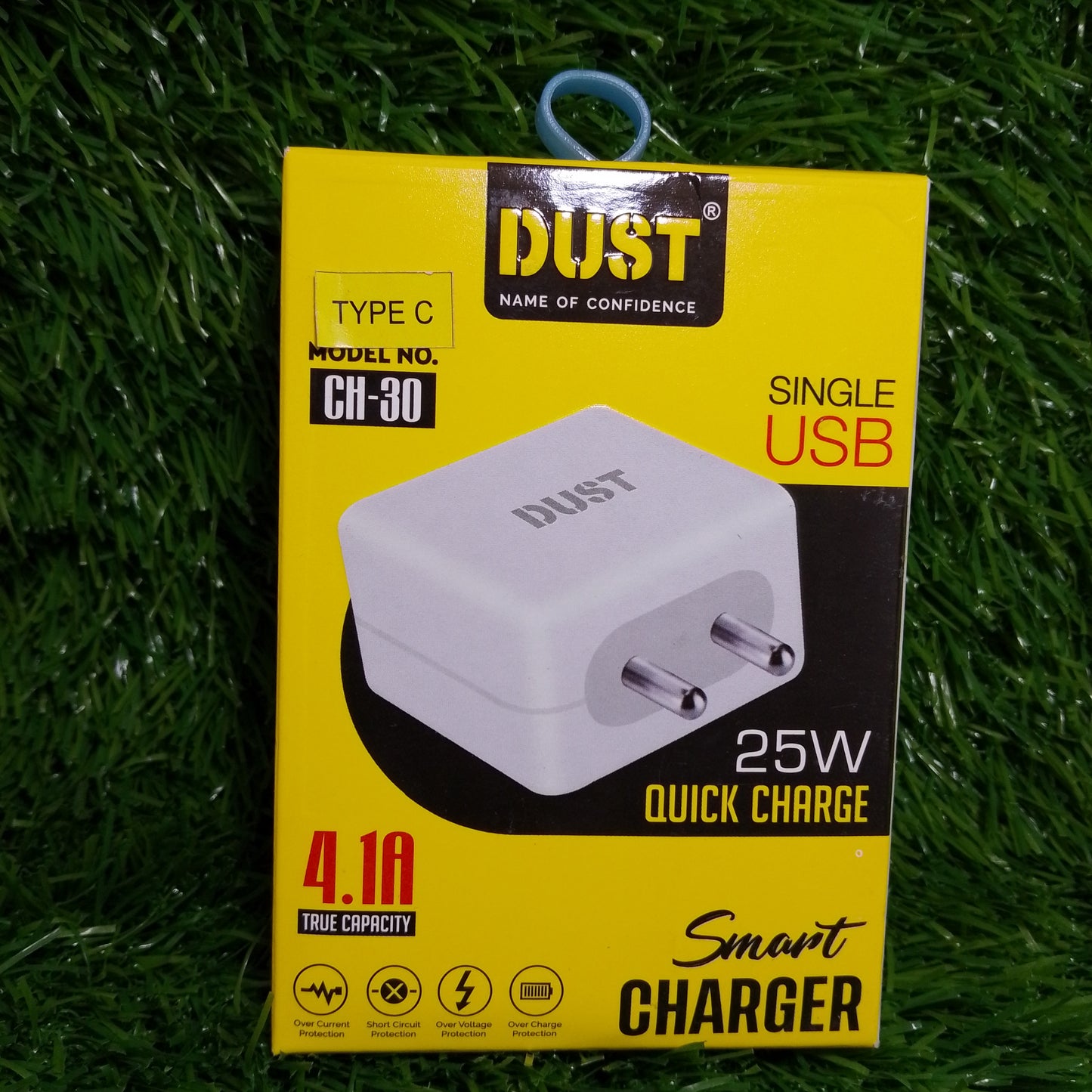 DUST CH-30,4.1A,SINGLE USB CHARGER type c,