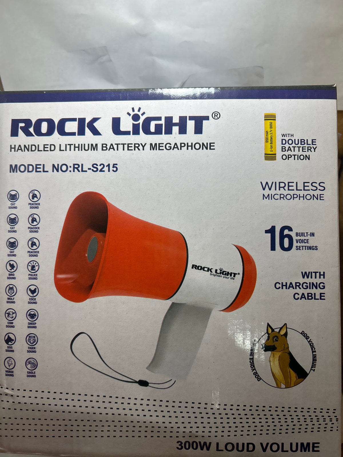 Rocklight S215 Ship Megaphone Speaker