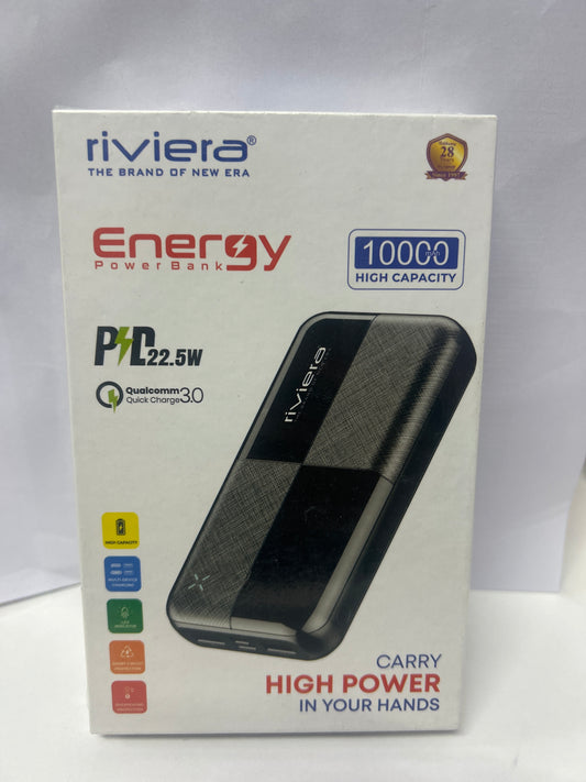Riviera Power Bank- Energy 10000 mah