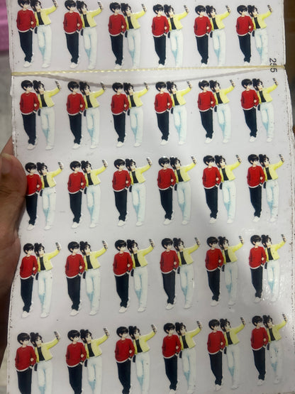 UV Cut Out Sticker Sheet