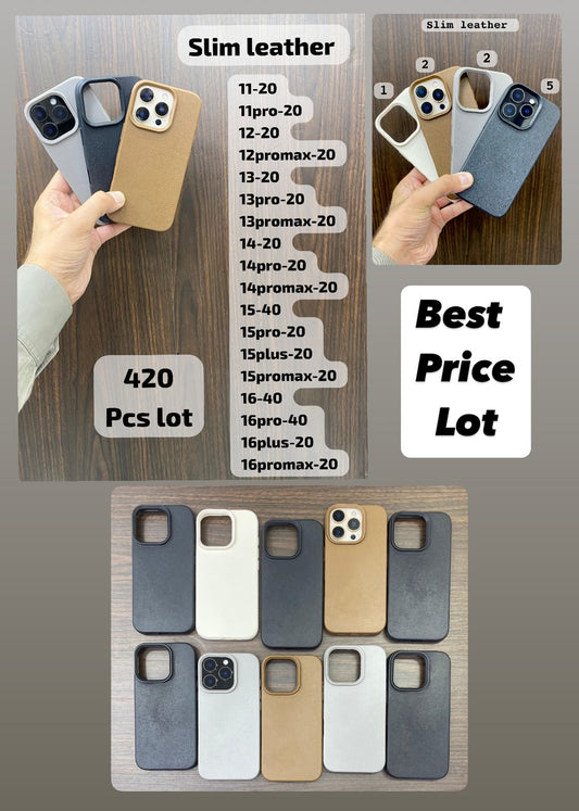 I-PHONE SLIM LEATHER CASE COVER