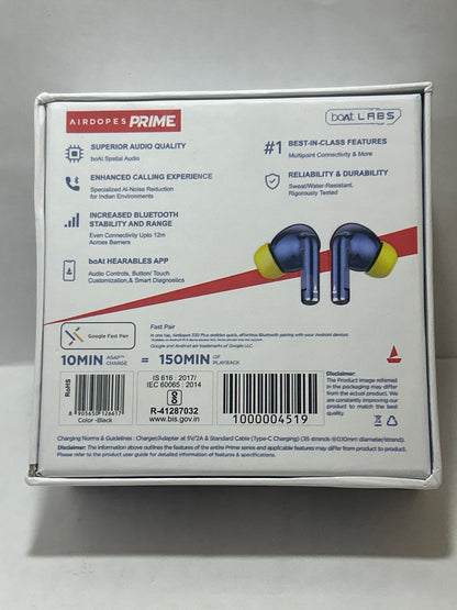 Boat Airdopes Prime 330 Plus Bluetooth Earbuds With ANC