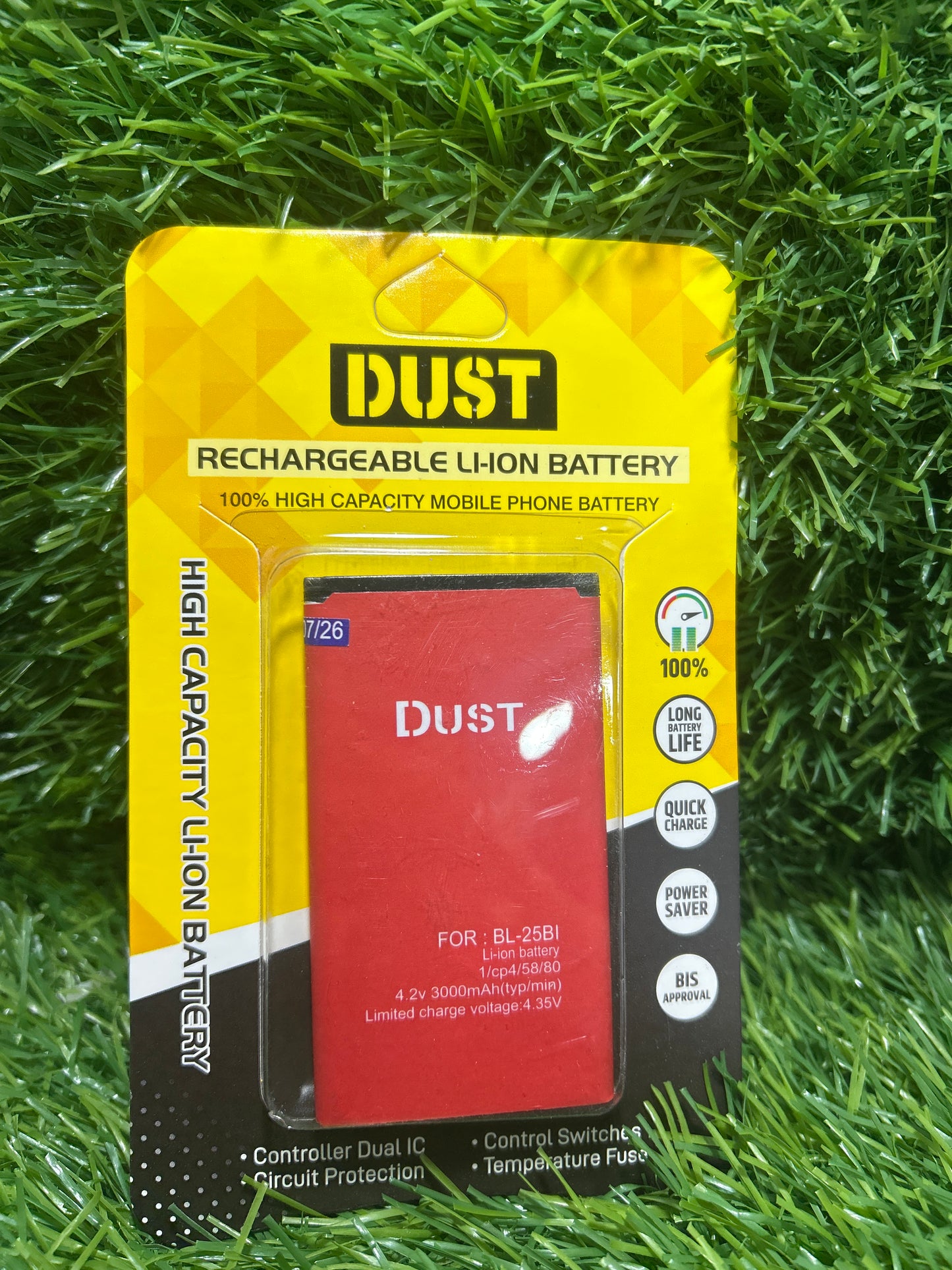 Dust 25Bi Battery