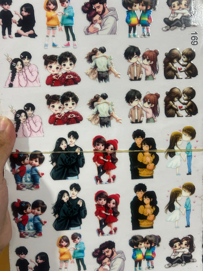 UV Cut Out Sticker Sheet