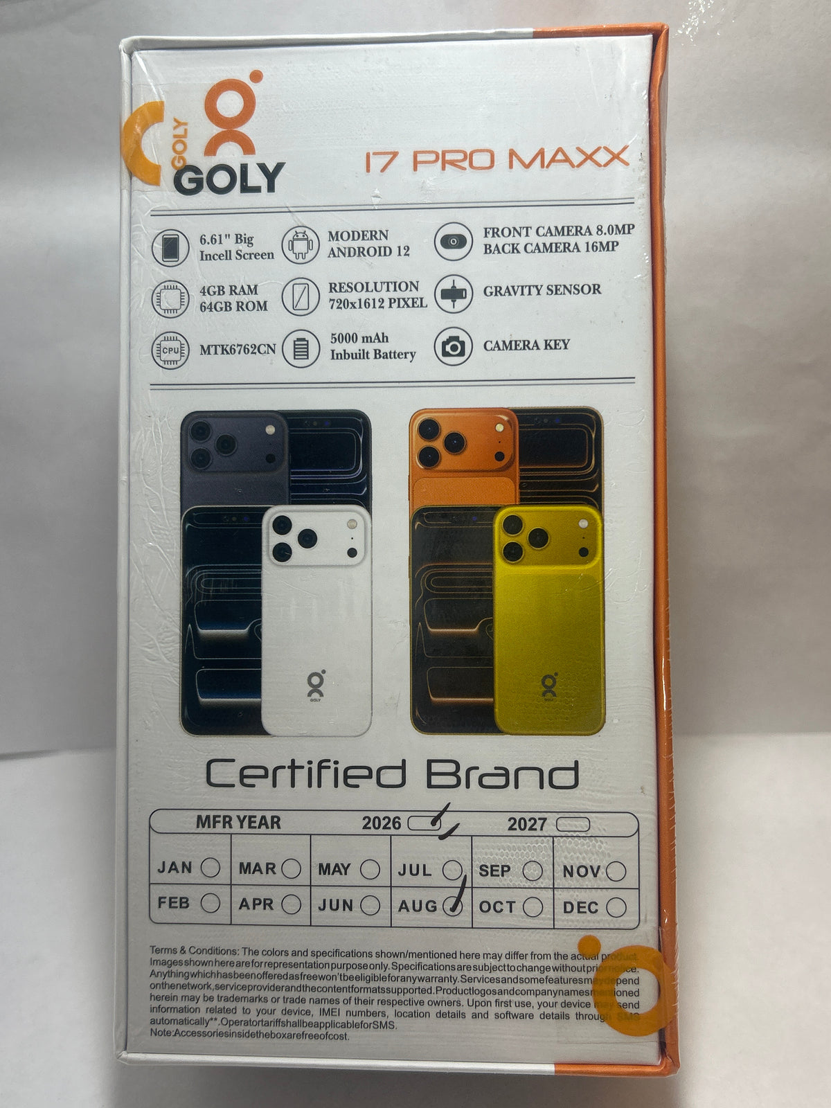 Goly 17 Pro Maxx 4g Smartphone