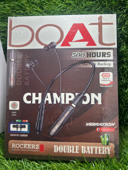 Boat Champion Rockerz Magnetic ON OFF Neckband