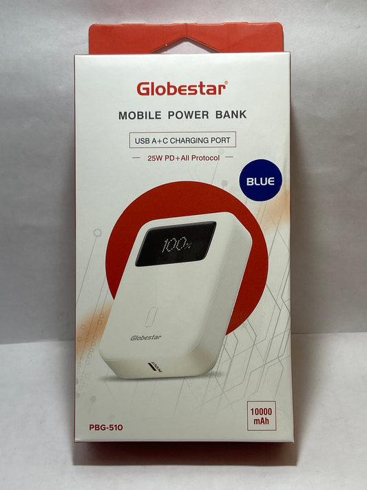 GlobStar PBG-510 POWER BANK 10000 MAH ORANGE/ Blue 25W