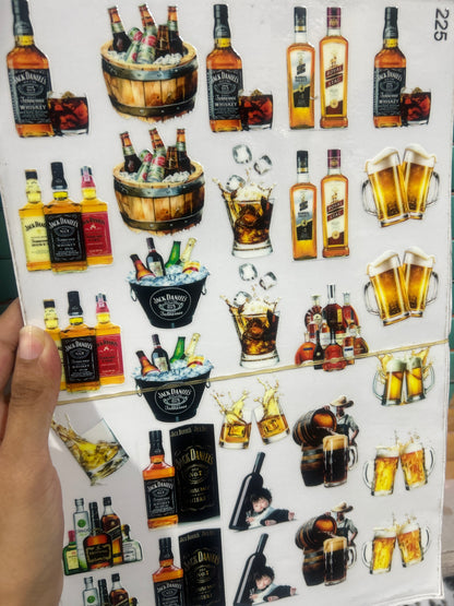 UV Cut Out Sticker Sheet