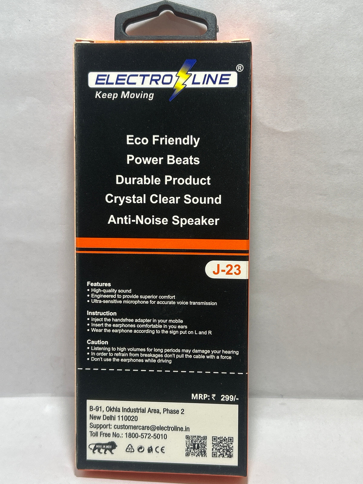 ELECTORE LINE J-23 STEREO HEABSET EARPHONES