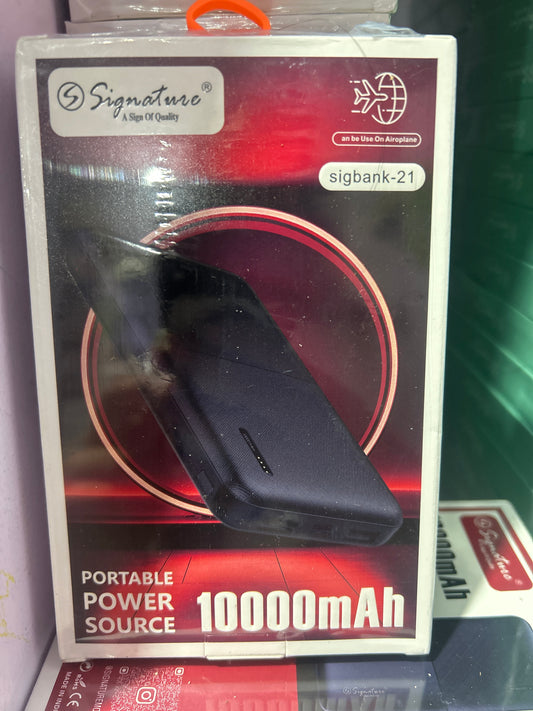 Signature Sigbank 21 10000mah Power Bank