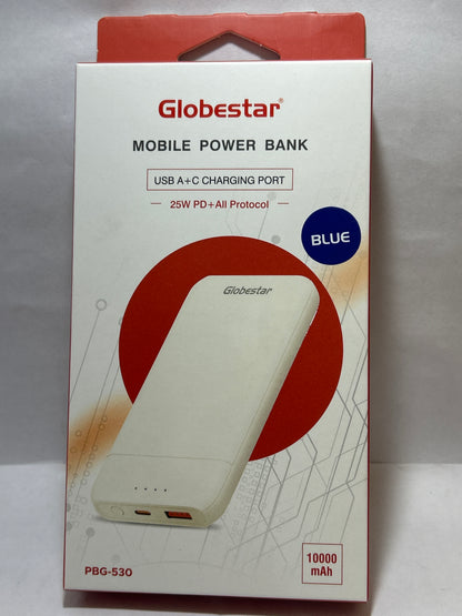 GlobStar PBG-530 POWER BANK 10000 MAH ORANGE/ Blue 25W