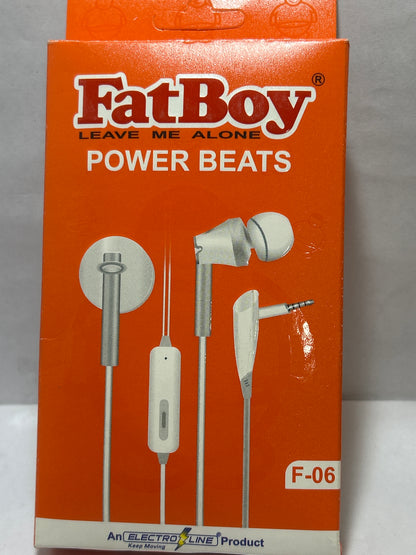 FATBOY F-6 POWER BEATS IN EARPHONES