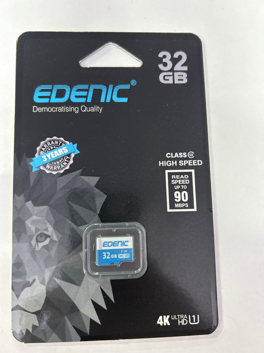 Edenic 32gb Memory Card