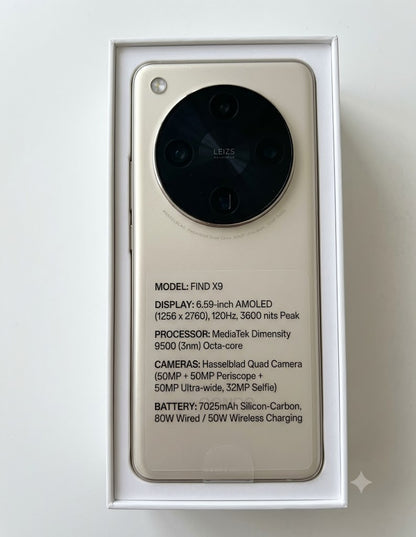 Find X9 Pro Flagship 5G Smartphone