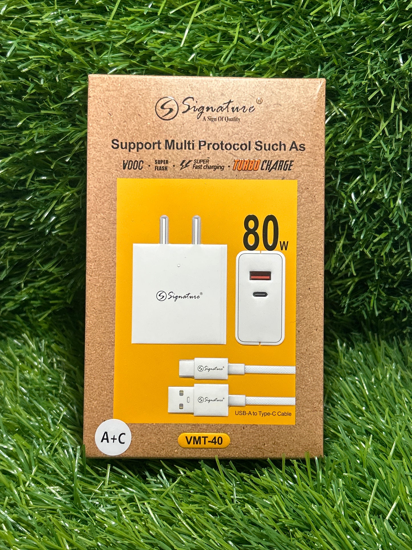 Signature VMT 40 NEW 80W USB-A To Type C Charge