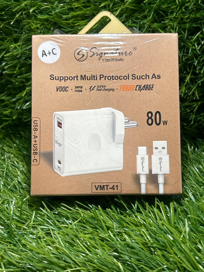 Signature VMT 41 USB-A To Type C Charge