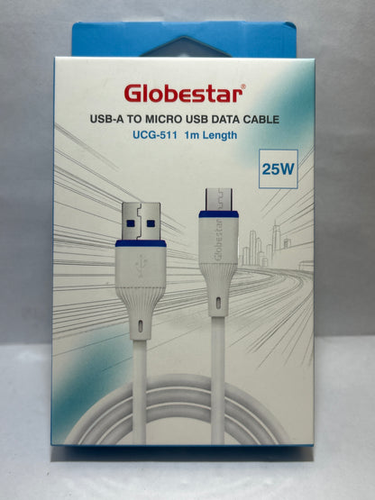 Globstar UCG-511 USB-A TO MICRO DATA PW 25W