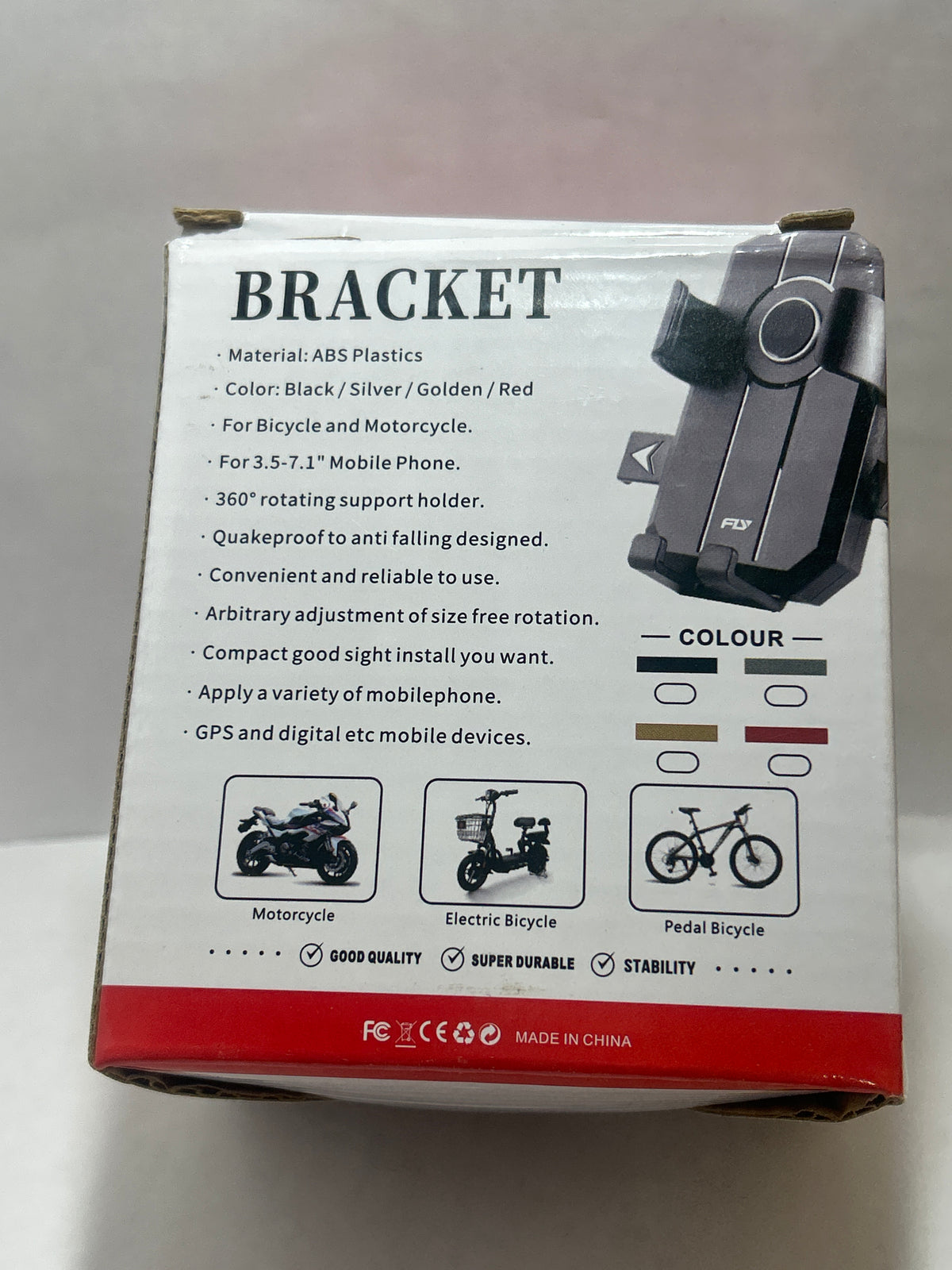 Fly PT-06 Motorcycle Highquality  Mobile Bracket