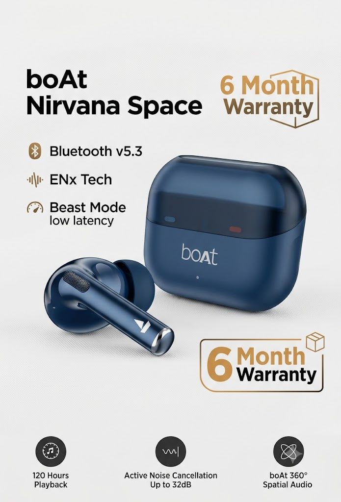 Boat Nirvana Space Earbuds