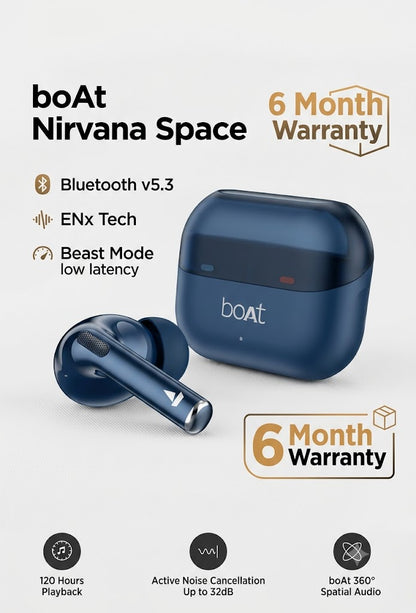 Boat Nirvana Space Earbuds