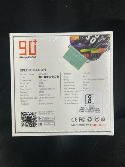 90+ Meta Pro Smart Watch