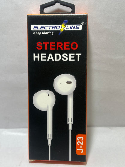 ELECTORE LINE J-23 STEREO HEABSET EARPHONES