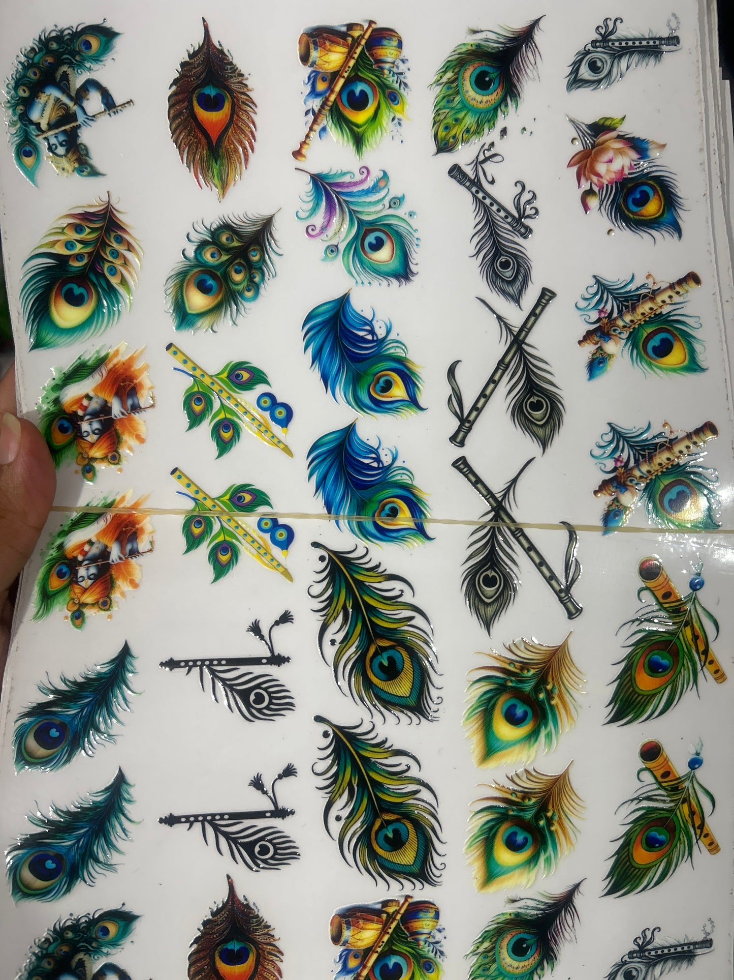 UV Cut Out Sticker Sheet