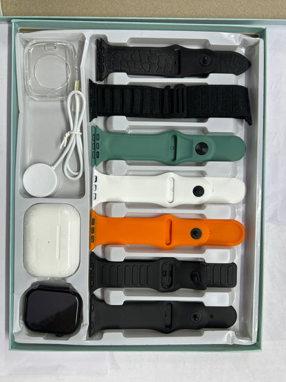 S2000 Pro Max 7+3 Smart Watch With Free Earbuds