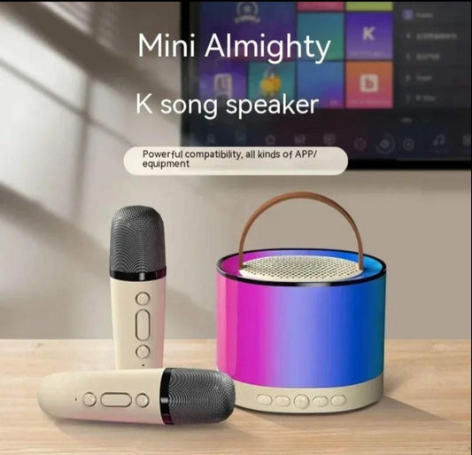 G2 / K52 smart portable speaker,Double MIC karoke speaker