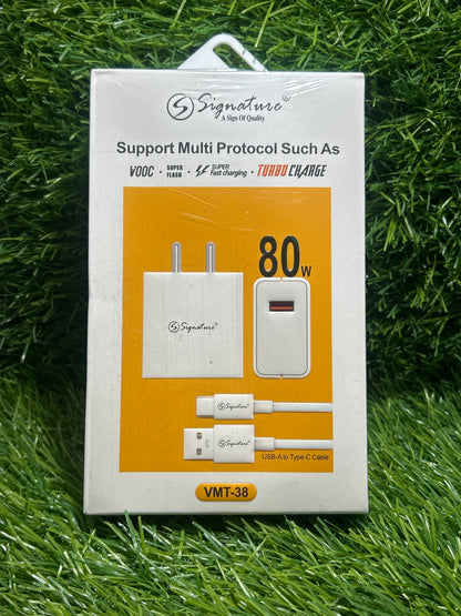 Signature VMT 38 USB-A To Type C Charge