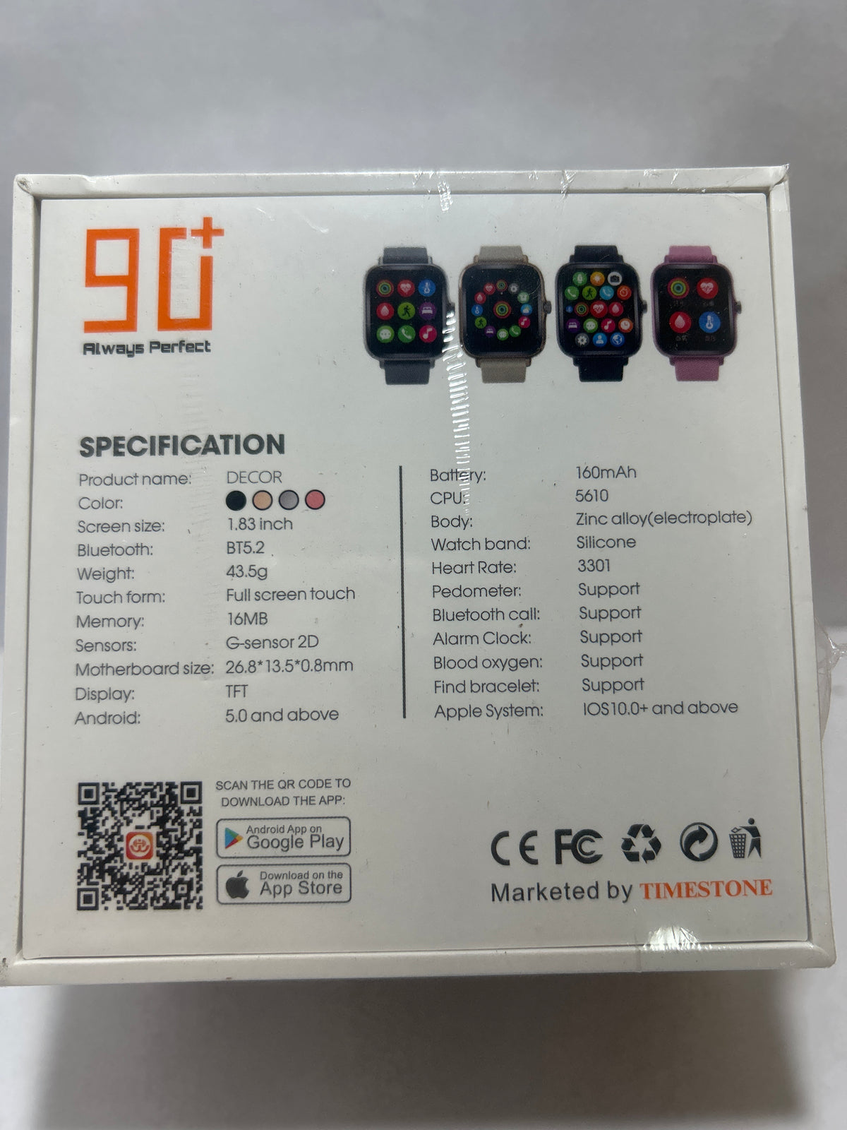 90+ Decor Smart Watch For Men & Women