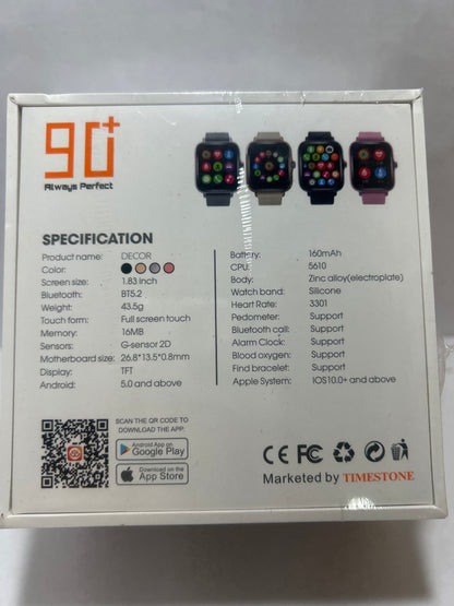 90+ Decor Smart Watch For Men & Women