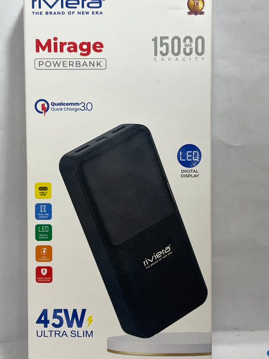 Riviera Mirage 45W 15000Mah Power Bank