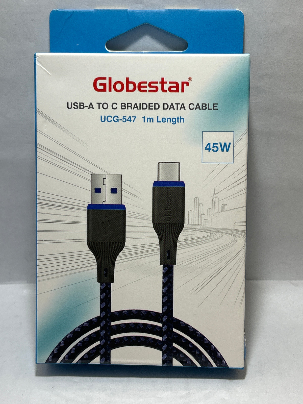 Globstar UCG-547 USB-A TO C DATA Cable BG 45W