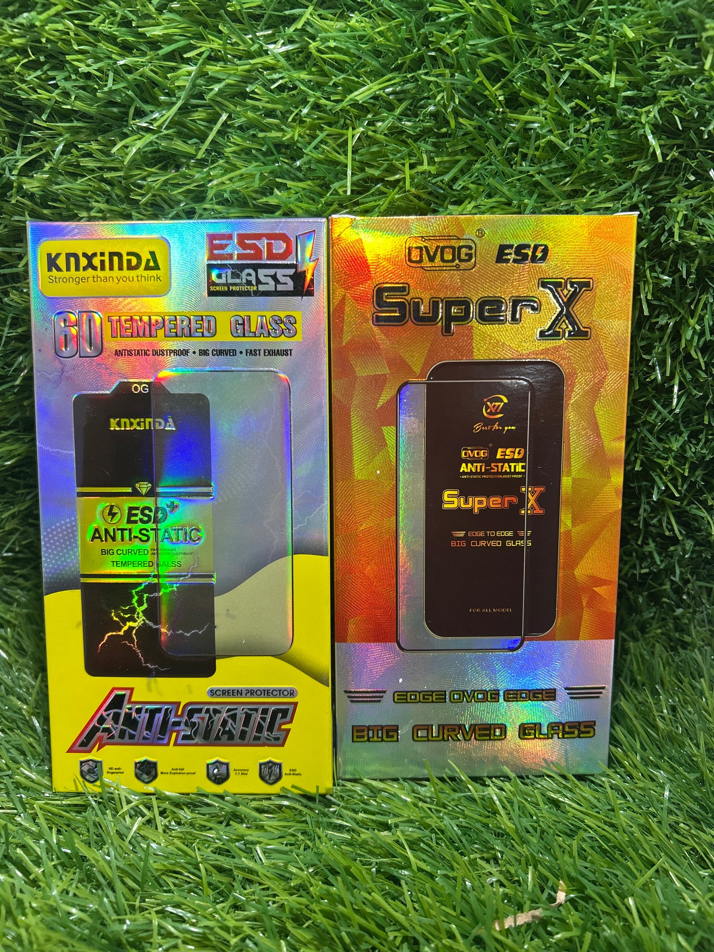 Knxinda and Milake super X ESD Anti-Static Temper Glass all modal