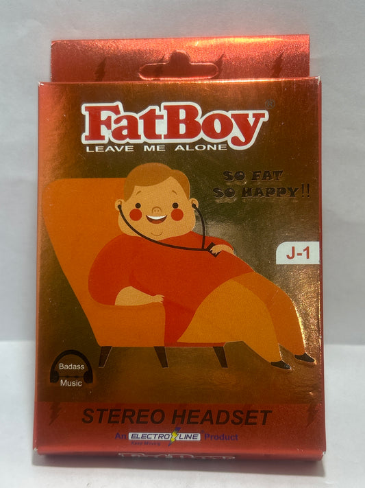 FAT BOY J-1  STEREO EARPHONES