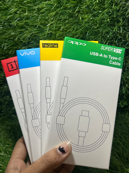 Oppo Vivo High Quality 6amp. White Cable