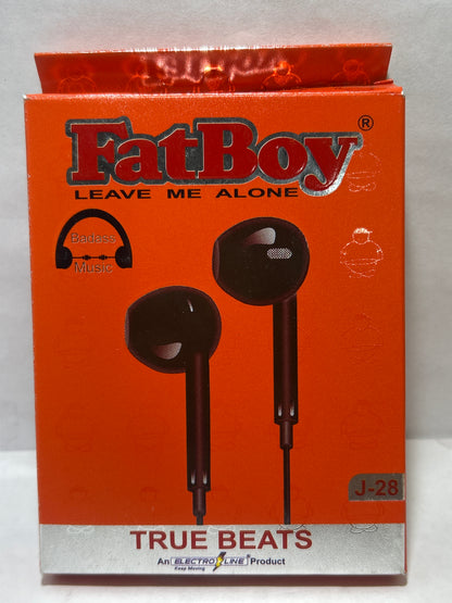 FATBOY J-28 TRUE BEATS EARPHONES