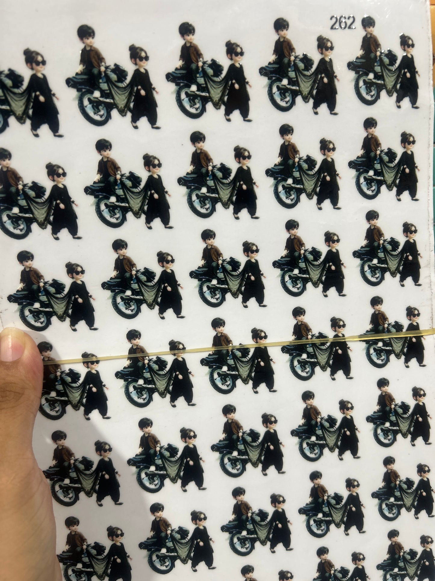 UV Cut Out Sticker Sheet