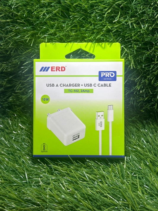 ERD TC -102 charger+ type c Cable