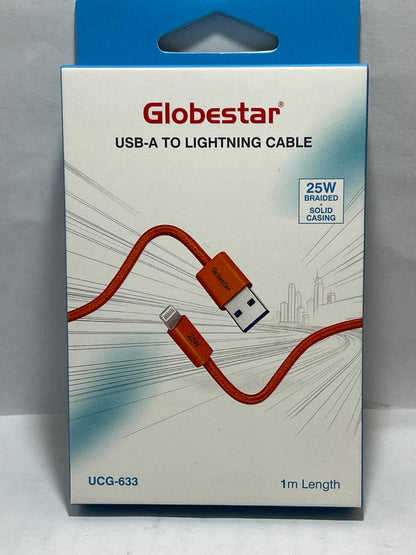 Globstar UCG-633 LIGHTNING DATA CABLE BPO 25W