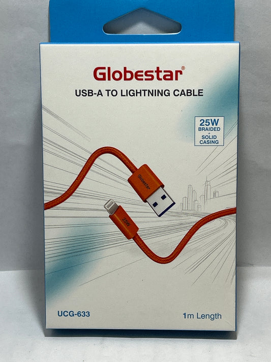 Globstar UCG-633 LIGHTNING DATA CABLE BPO 25W