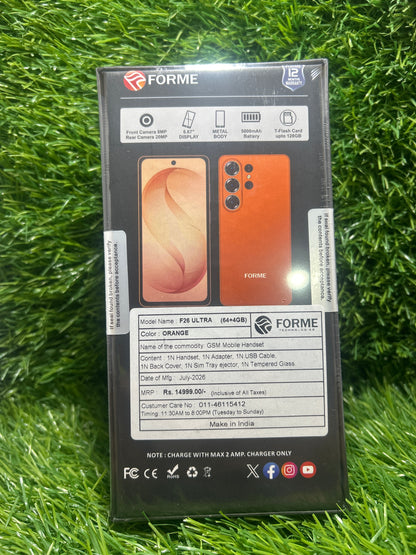 Forme F26 Ultra Smart Phone